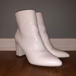 Madden Girl - White Patent Leather Boots - Women’s size 9